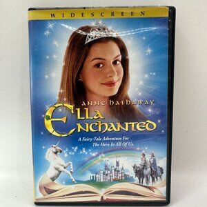 Ella Enchanted DVD Widescreen Anne Hathaway Family Fantasy Adventure